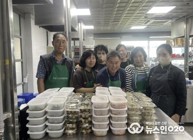 수원시 노동자종합복지관, 장안구 정자3동 저소득층 노인 가구에 반찬 전달