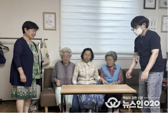 수원시 팔달구 인계동, 관내 경로당에 리폼 가구 전달