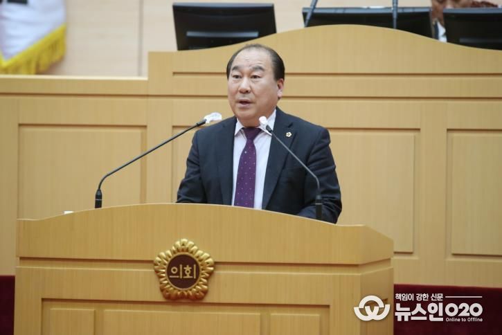 강정일 전남도의원, “초고령사회, 배움에는 은퇴가 없습니다”