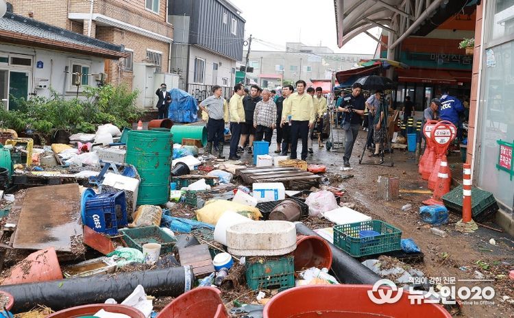 함평군, 호우피해 민생 회복 총력…재난지원금 52억 지원