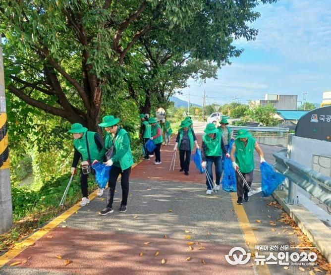 안성시 일죽면 기관사회단체협의회 환경정화 활동 펼쳐