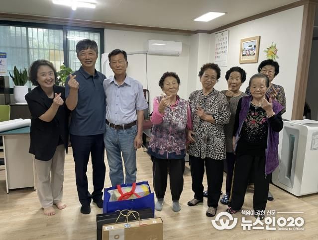 시흥시 과림동, 추석맞이 경로당 위문품 전달