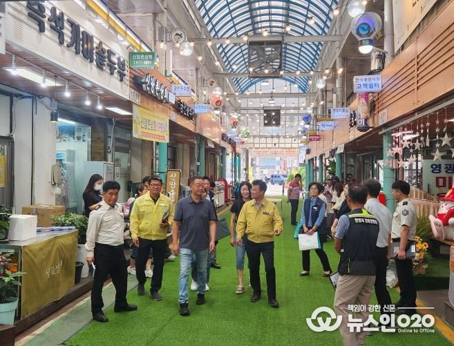 안성시, 추석 명절대비 전통시장 유관기관 합동점검