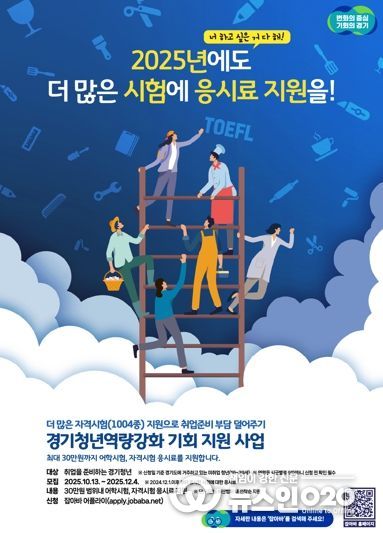 경기청년역량강화 기회 지원 사업 안내문.