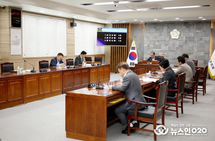 영광군의회, 제29회 의원간담회 개최