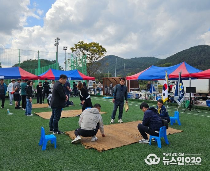 5개면 청년회 윷놀이 경기