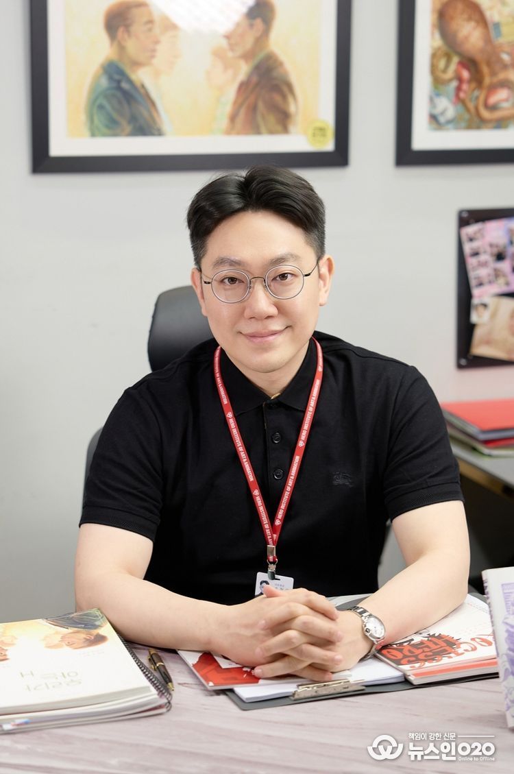 조철우 히어로애니미술학원 대표원장. / 히어로애니미술학원 사진제공