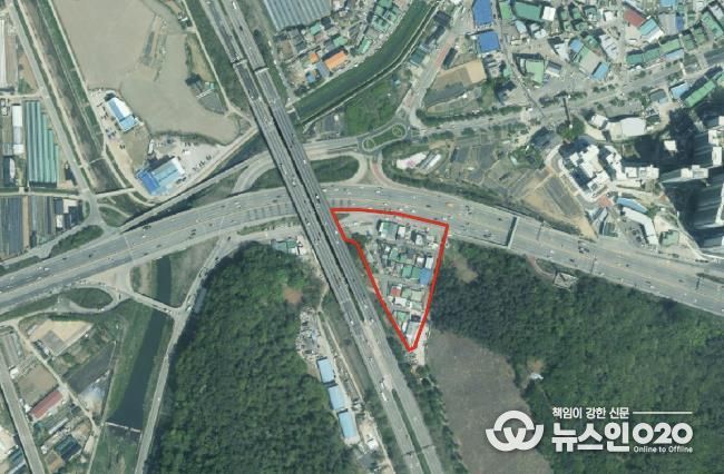 상록구 '건건3지구' 위치도