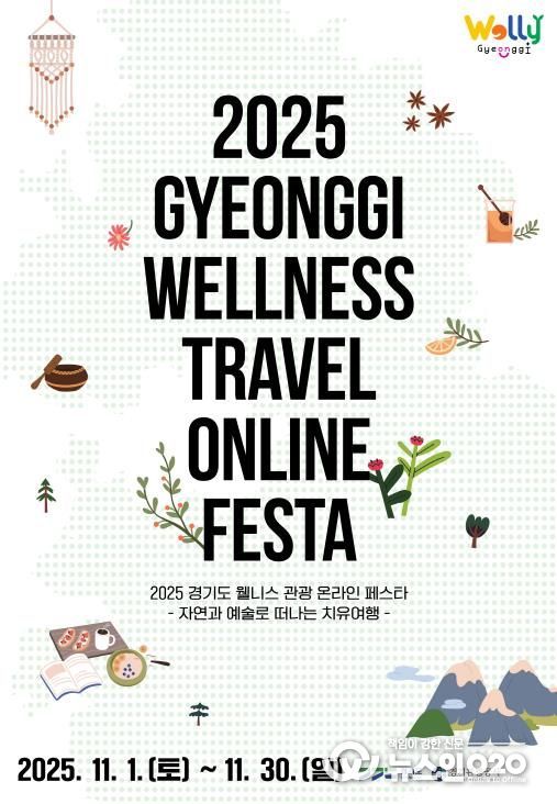 2025 경기도 웰니스 관광 온라인 페스타_포스터