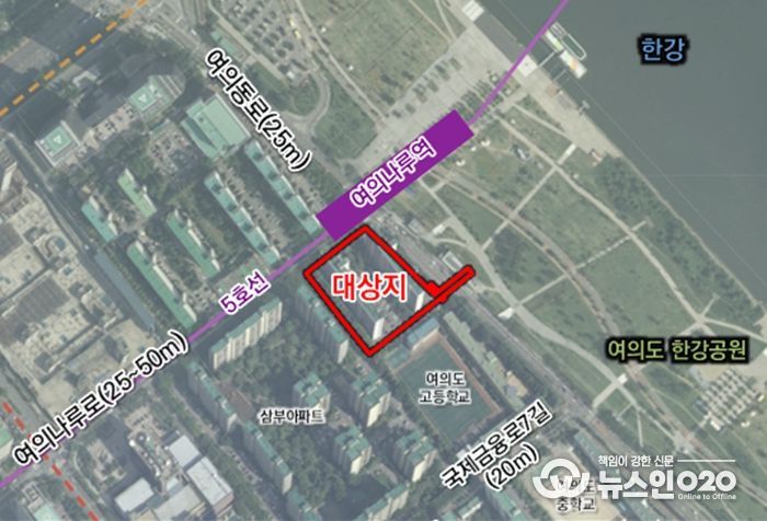 위치도(영등포구 여의도동 30 일대)