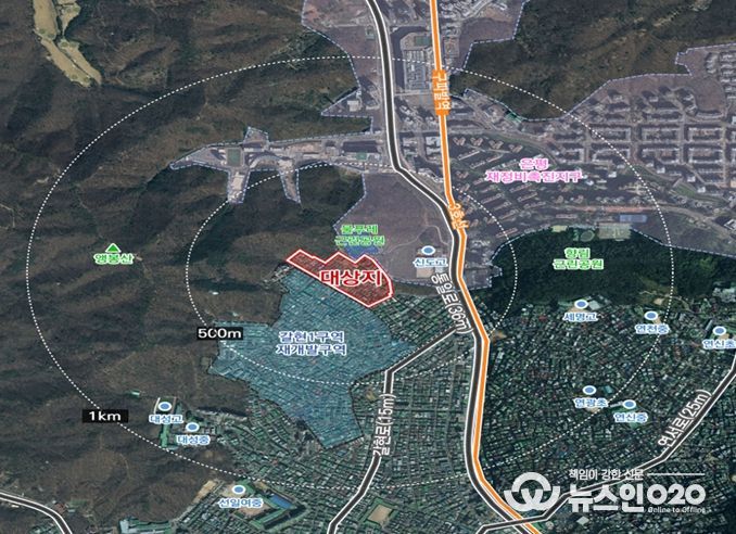 위치도(성북구 성북동 226-103번지 일대)