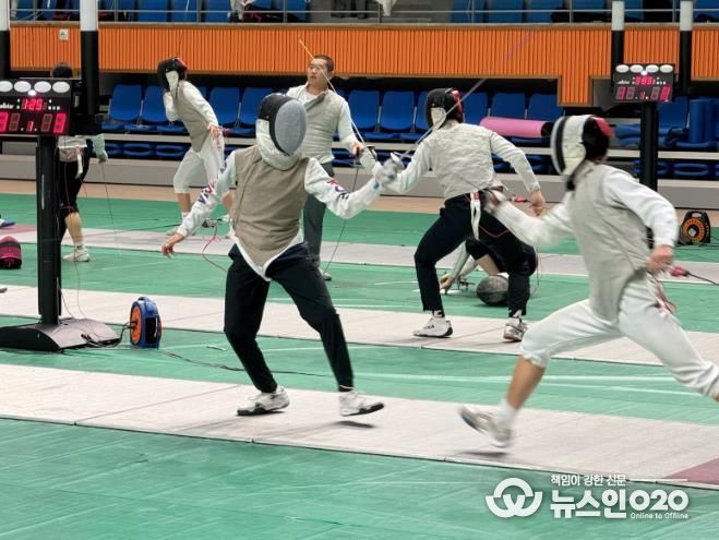 강진군, 한국중·고펜싱연맹 전국 펜싱 선수권 대회 개최