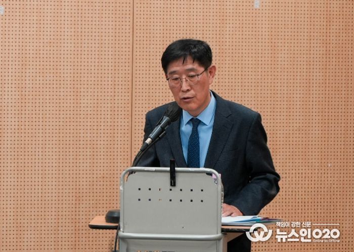 ’2025년도 제8차 임시이사회‘에서 행정부원장으로 선임된 이종갑 이사.