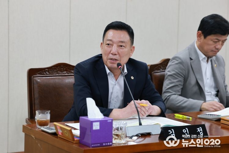 김인정 전남도의원, 소화전 관리