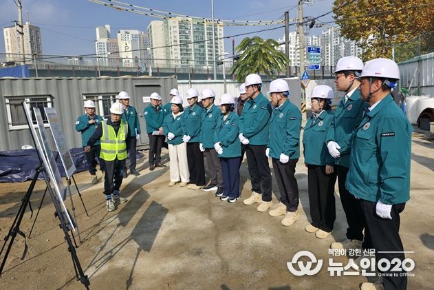 사천빗물펌프장 유입관로 신설공사 현장확인감사