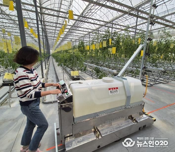 평택시, '농업인 안전을 위한 자동방제 로봇 시범사업' 추진