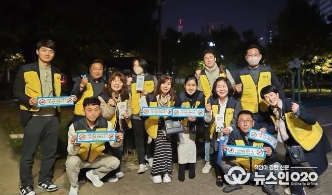 평택시 세교동 청소년지도위원회, 수능 후 청소년 유해환경 점검 및 보호 야간 캠페인 실시