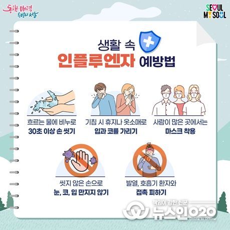 생활 속 인플루엔자 예방법