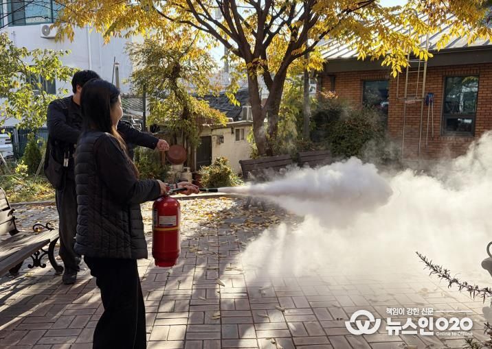 수원시 장안구 연무동, 화재 대응 역량 강화 위한 합동 소방훈련