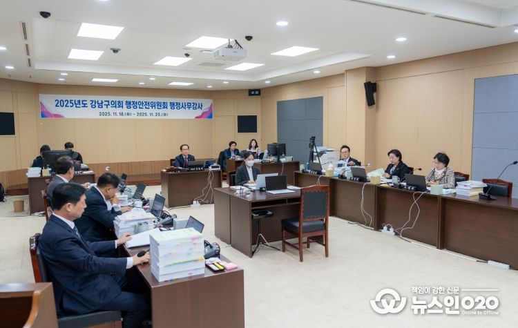 행정사무감사(행정안전위원회) 1일차