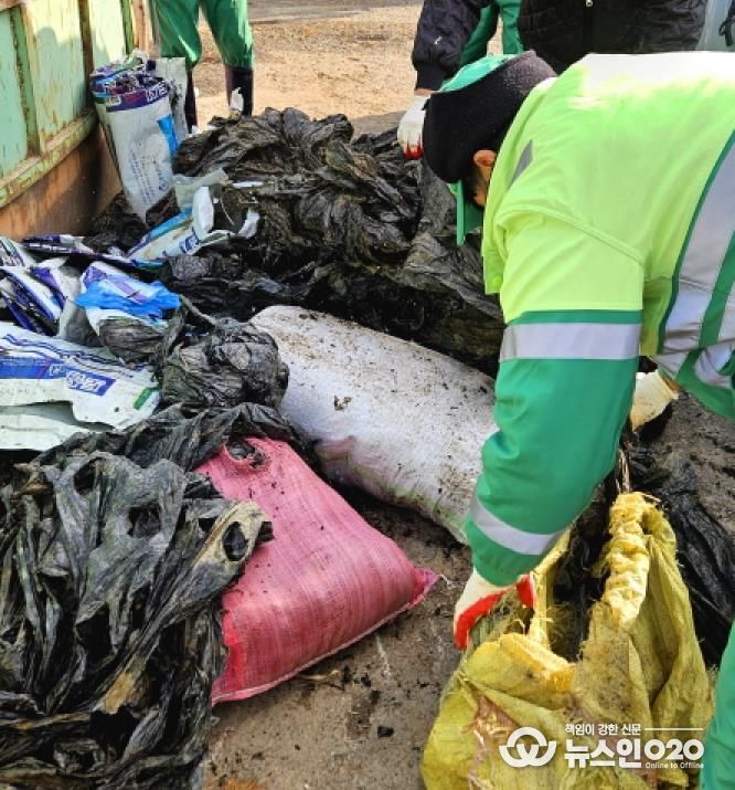수원시 권선구 입북동, 하반기 영농폐기물 집중 수거 실시