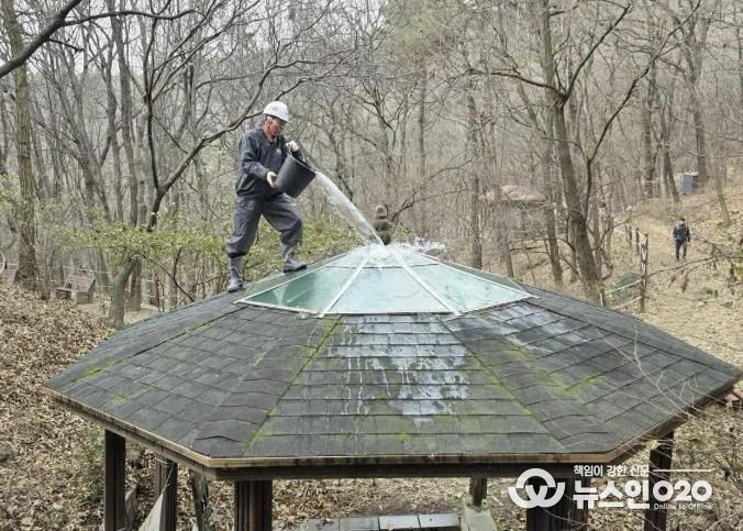 수원시 장안구, 가을철 맞아 비가림시설 및 취수구 청소 실시