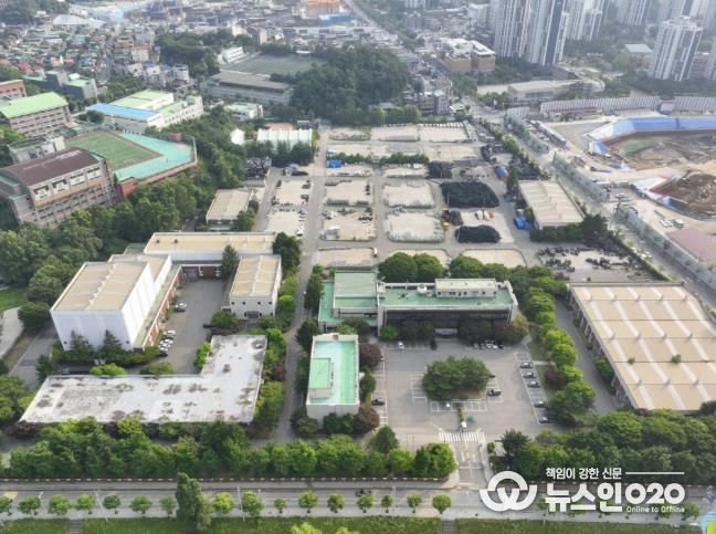 한전자재검사처 전경