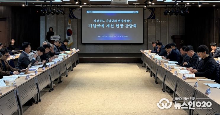 영주 소재 기업들과 기업규제 개선 간담회