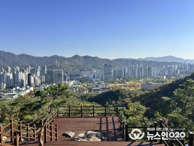 과천시, 관악산에 새로운 도심 조망 명소 ‘해누리 전망대’ 조성