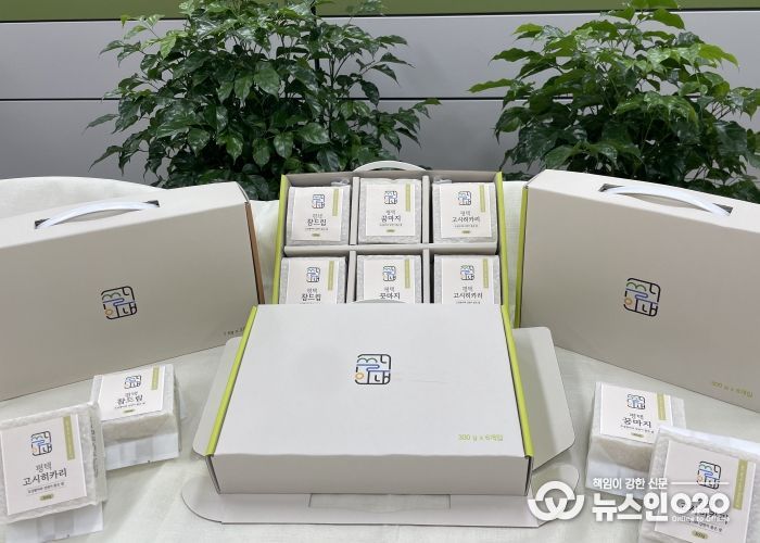 경기미 활용 프리미엄 소포장 선물 세트 출시