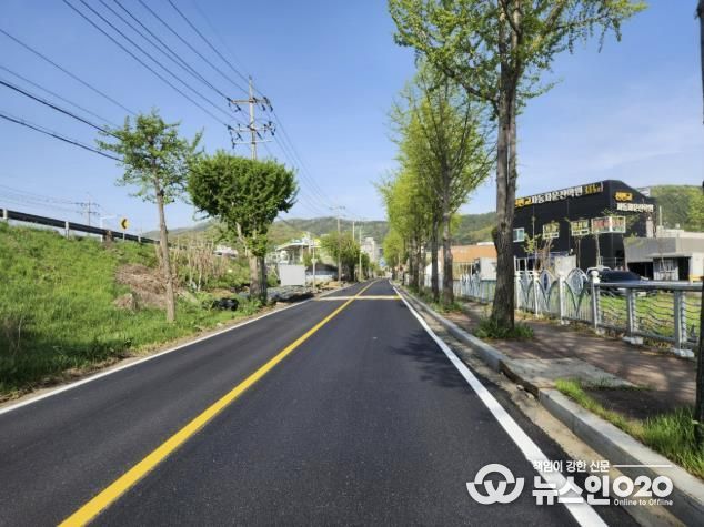 용인특례시 처인구 포곡읍이 지역내 10개 주요 도로 재포장 공사를 마무리했다.