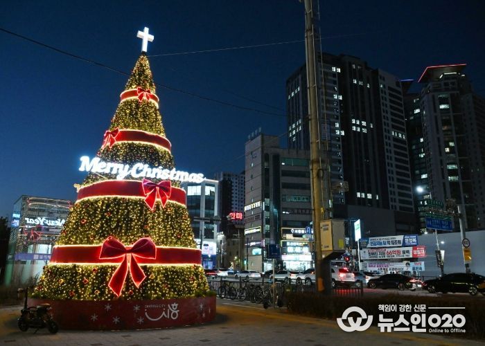 시흥의 겨울, 아름다운 빛으로 밝히다(신천역)