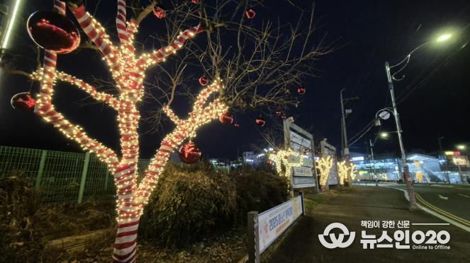 야간 경관조명 사진