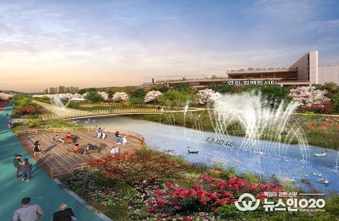 시행 후 홍제천(가좌역 부근)