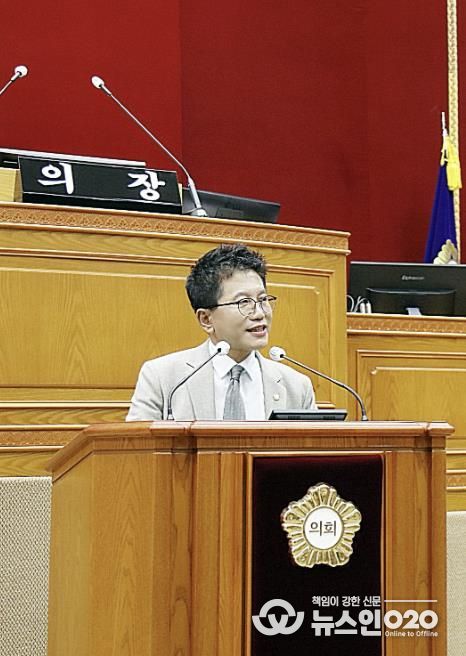 안양시의회 허원구 의원, 5분 자유발언