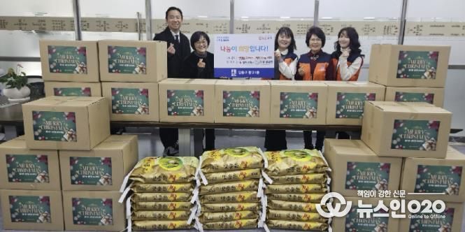 수원시 영통구 광교1동, 더사랑의 교회와 함께 연말 이웃사랑 나눔 활동 전개