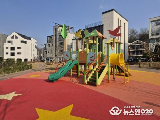 과천시 찬우물 어린이공원 모습