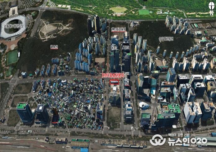 위치도(마포구 상암동 1612번지)