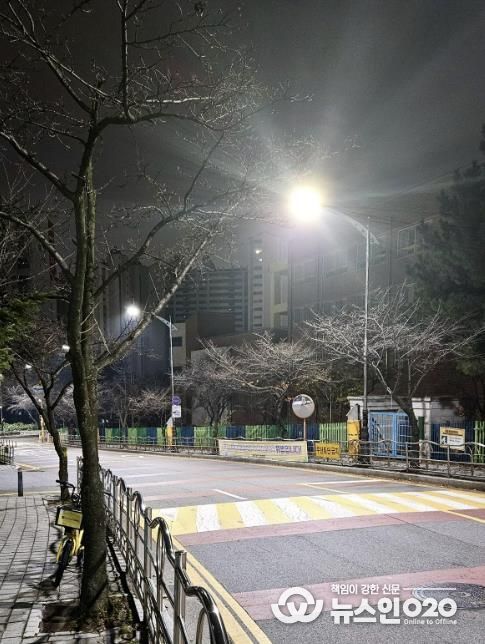 수지구 신리초교 일원 조도 개선