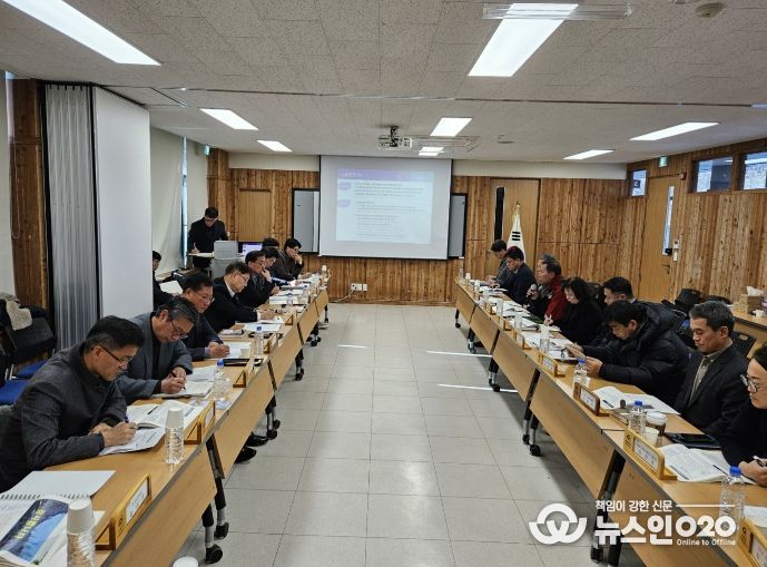 충북도, 도-시군 산림·정원관계관 회의