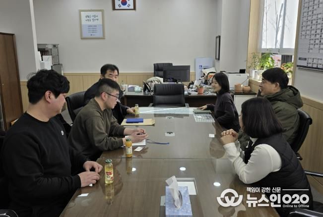 수원시 장안구 영화동, 생활폐기물 수집·운반 대행업체 간담회 실시