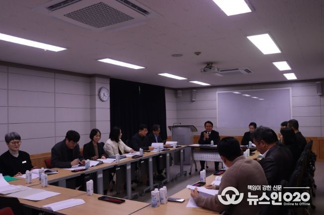 안장헌 위원장, 아산 교육 현안 점검