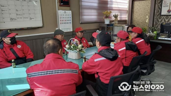 서천군 기산면, 봄철 산불감시원 산불임무 및 안전보건 교육 실시