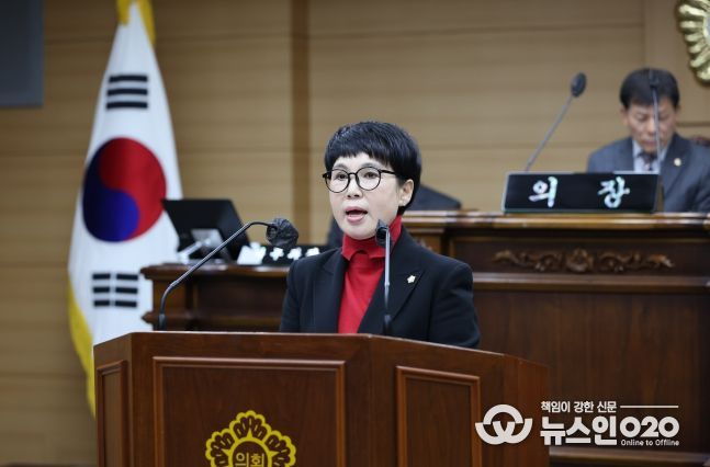 부여군의회 장소미 의원 5분 발언