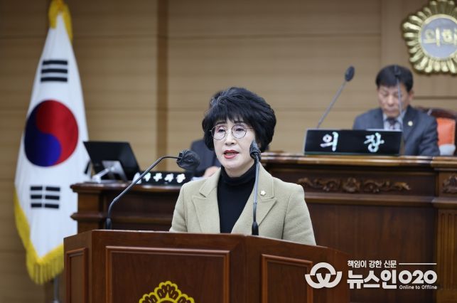 부여군의회 박순화 의원 5분 발언