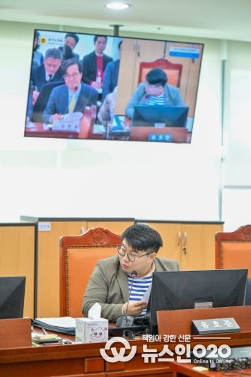 유호준 의원, 공공기관 생리용품 비치사업, 별도 예산 수립되어야