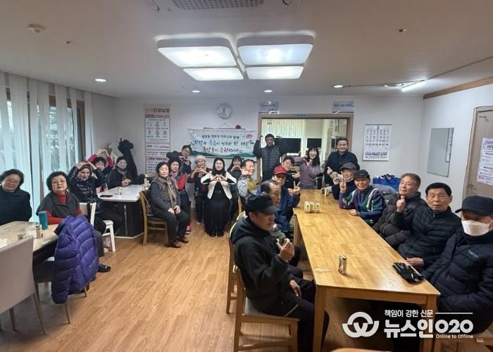 2월9일 오산시티자이1단지 경로당 순회 방문 모습