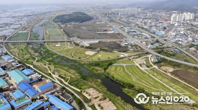 무한천체육공원 파크골프장 전경