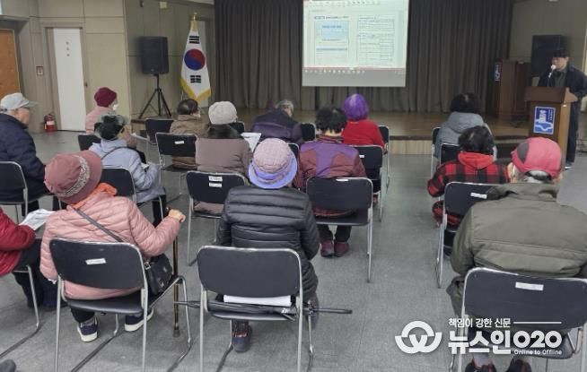 수원시 팔달구, 재활용품 수집 어르신을 위한 동절기 찾아가는 안전교육 실시