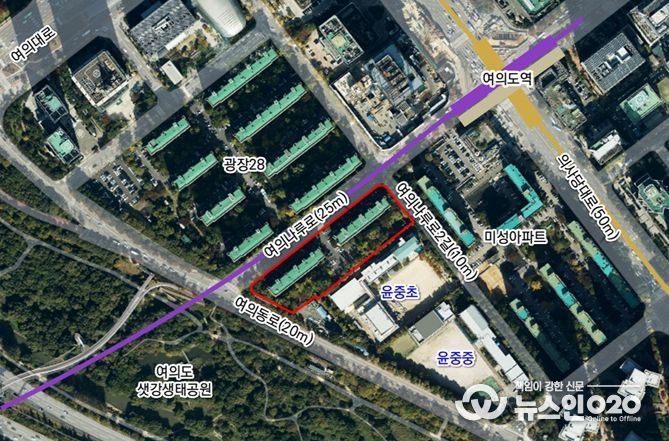 위치도 (영등포구 여의도동 38-1 일대)